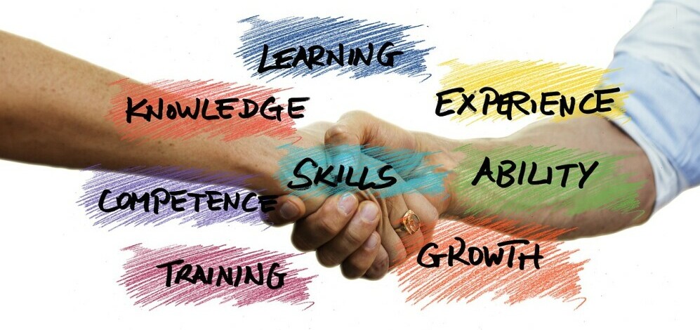 The handshake of partnership